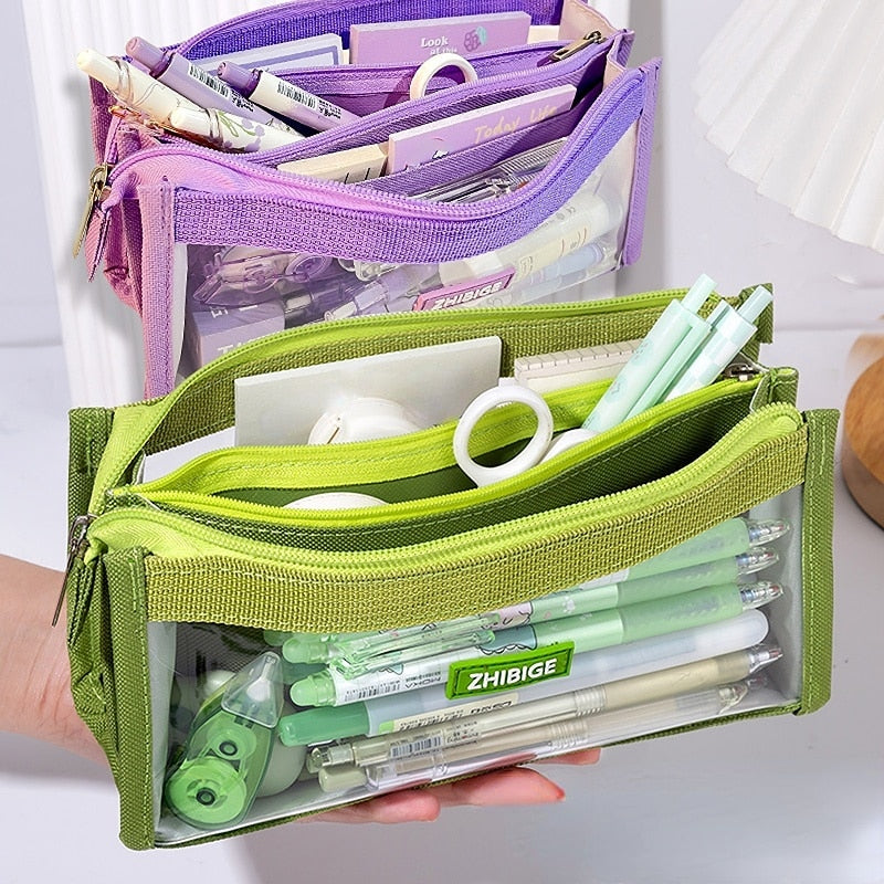 Large Transparent Pencil Pouch