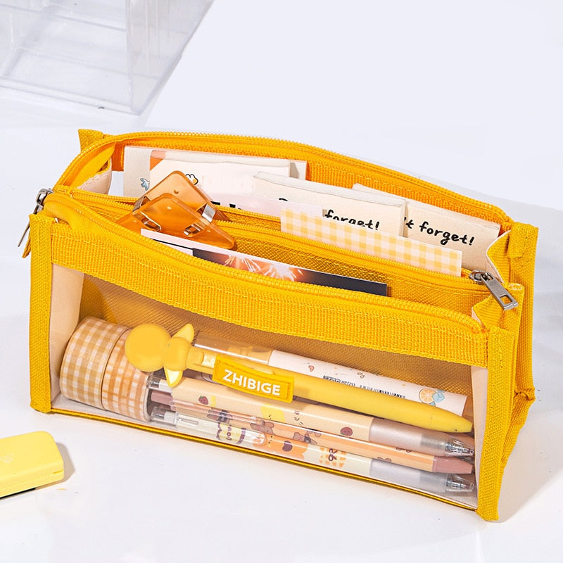 Large Transparent Pencil Pouch