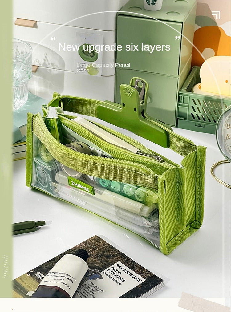 Large Transparent Pencil Pouch