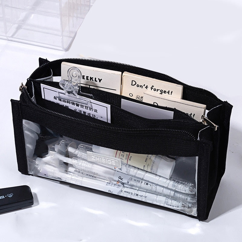 Large Transparent Pencil Pouch